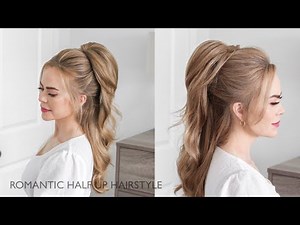 HALF UP PUFFY PONYTAIL | Easy Hairstyles for Medium Long Hair