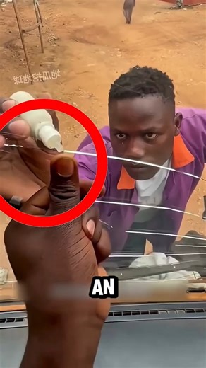 Crack-Stop Windshield Fix 🚗✨ #youtubeshorts