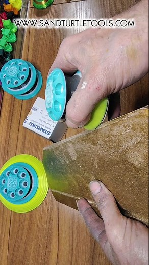 ✨🐢 The SandTurtle Mini - A 3" sander that gives big comfort, control and results 🔥💯 🔗 www.sandturtletools.com 🇺🇸 Made in Louisiana ⚜️ #sandturtletools #thesandturtle #madeinamerica #sanding #cooltools #fyp #paintandbody #woodworking #diy #furniturerestoration #sandingblocks | SandTurtle Tools