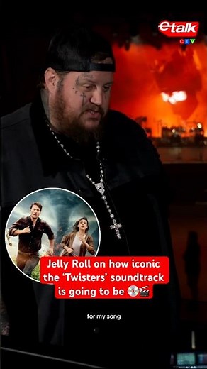 Jelly Roll on how iconic the ‘Twisters’ soundtrack is going to be 💿🎬