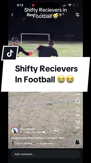 Shifty Receivers in Football Moments