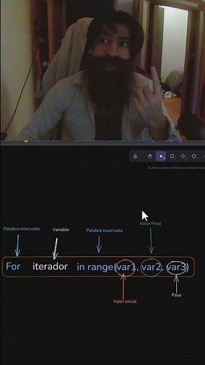 Utiliza esta estructura en tu ciclo for! Aprende a usar las variables correctamente #programacion