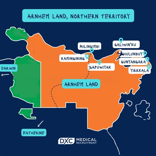 ARNHEM LAND AMS OPPORTUNITIES - NORTHERN TERRITORY For anyone wondering where Arnhem Land actually is, we have shared a map to help visualise the region. We have broken the area into two key zones where locum GP opportunities are available. Imagine being flown in to work in remote, unique, and culturally significant locations, and getting paid to do so. 🔹 Zone 1 $1600 daily & Zone 2 $1800 daily 🔹 All flights, accommodation & vehicle included 🔹 Now taking 2026 bookings - Prebook your calendar 