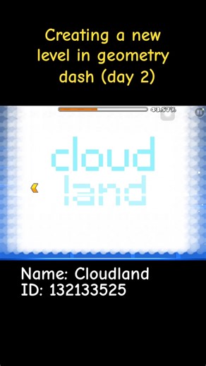 Creating a new level in geometry dash (part 2) #geometrydash #gd #geodash #level #gaming #foryou