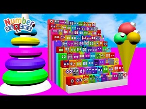 Numberblocks Cube Step Squad 1 - 100 Song - Learn to Count Big Numbers!
