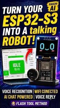 ESP32-S3 Xiaozhi AI Talking Robot 🤖 Voice Assistant DIY Project