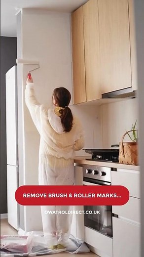 REMOVE Brush & Roller Marks With Owatrol Floetrol #shorts