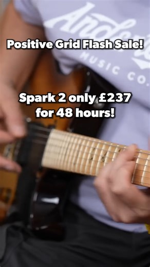 Don't miss this epic deal! 🤩 For 48 hours only, get the Positive Grid Spark 2 for just £237! 🔥 ✅ Looper with Drums! ✅ HD Amp Models! ✅ AI Features! 🛒 View Here: https://bit.ly/4o5Chgc | Andertons Music Co.