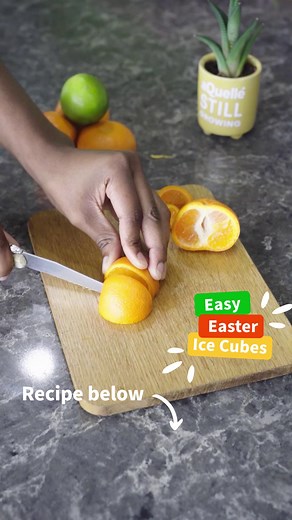 Easter Carrot Ice Cubes: Refreshing & Cute Drink Idea