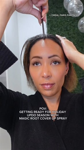 190K views · 605 reactions | This @lorealparis Magic Root Cover Up Spray is my MVP all year long, but especially during the holidays. The grays are absolutely NOT invited to the festivities! I also use it to mask thinness and blend extensions with my natural color. I mean really, she does it all. #lorealparispartner #lorealparishaircolor #magicrootcoverup | Mara Porter | Facebook