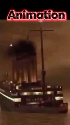 Animation vs Real life Britannic sinking #britannic #sinking #maryonacross #like #subscribe