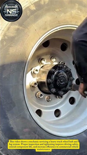 Heavy Truck Wheel Hub Maintenance | Professional Mechanic Process#shorts #mechanic #usa