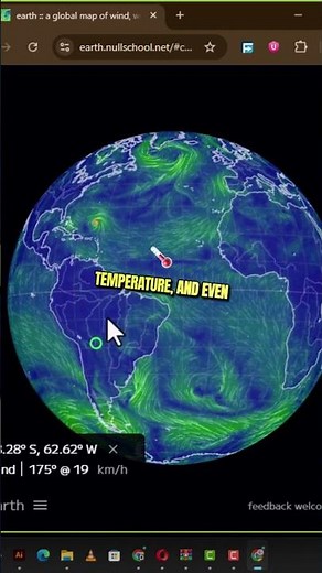 🌪️ See Live Global Weather in 3D with Earth Nullschool 🌍 #EarthNullschool #LiveWeather #3DGlobe