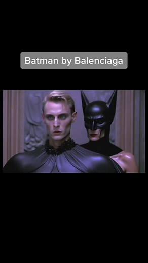 AI Generated Batman by Balenciag #ai #batman #balenciaga