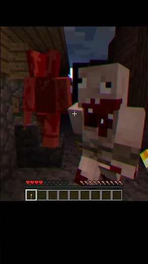 In A Very Pitch Dark Village | Amnesia Horror Mod (Minecraft)