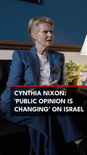 176K views · 7.5K reactions | “…we all know there's something really bad going on, but if we look and we see, then we're going to feel compelled to do everything we can to stop it." Actress @cynthiaenixon tells @premthakk how she was pushed not to talk about Palestine during her 2018 bid for New York governor. Watch the full video at zeteo.com. | Zeteo | Facebook