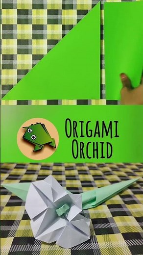 Easy Origami Orchid White Coocktown Flower ! DIY Easter