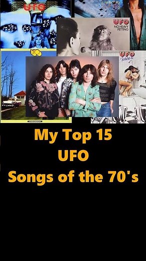 My Top 15 UFO songs of the 70's#shorts