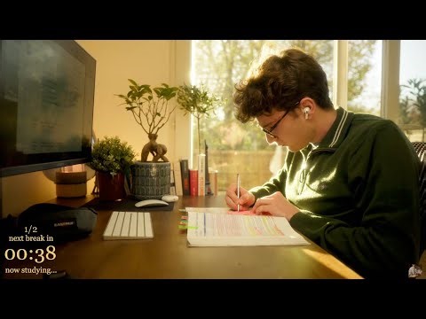 2-HOUR | Study With Me | No break, No music, Deep work