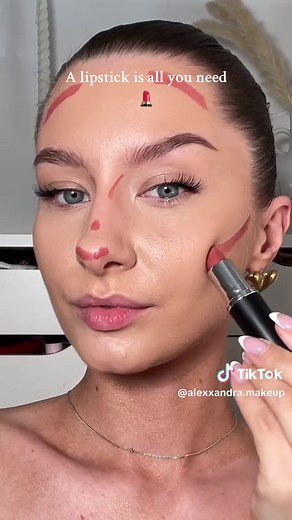 MAC Cosmetics Matte Lipstick Full Face Makeup Tutorial | TikTok
