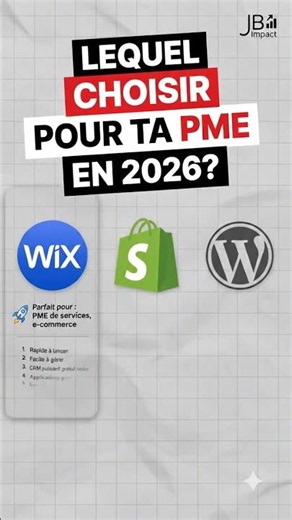 Wix Studio vs Shopify vs WordPress — lequel choisir en 2026?