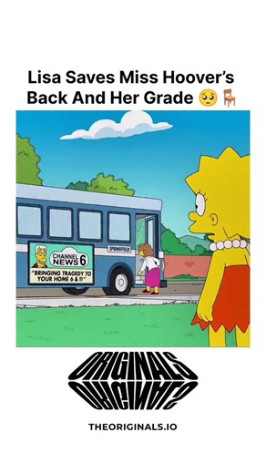 ClipMemeHub on Instagram: "Lisa learns a hard lesson about empathy when she realizes just how tough Miss Hoover’s life really is outside the classroom. 😓 From getting harassed by Barney on the bus (who thinks she's Jennifer Aniston? 😂) to sleeping on cardboard in the rough part of town, Miss Hoover is having the worst luck. Feeling guilty, Lisa heads to the pawn shop with Homer to make the ultimate apology. She buys the "Zero-Gravity Recliner" to help her teacher’s bad back. It works like a ch