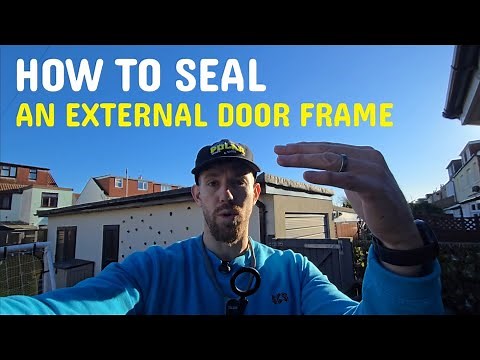 How to silicone/caulk and external window or door frame like a pro!