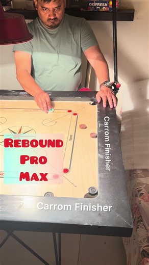 REBOUND VS REBOUND PRO MAX || CARROM TUTORIAL || #carrom #carromfinisher