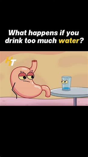 𝗛𝗲𝗮𝗹𝘁𝗵𝘆 𝗧𝗼𝗼𝗻𝗶𝘃𝗲𝗿𝘀𝗲 on Instagram: "This animated short answers the question: Can you drink too much water? After rejecting sugary drinks, Stomach makes the healthy choice... but soon learns that even water can be dangerous in this hilarious hydration horror story. Watch as Brain, Stomach, and a sinister Water Glass face off in a battle for bodily control! From a 