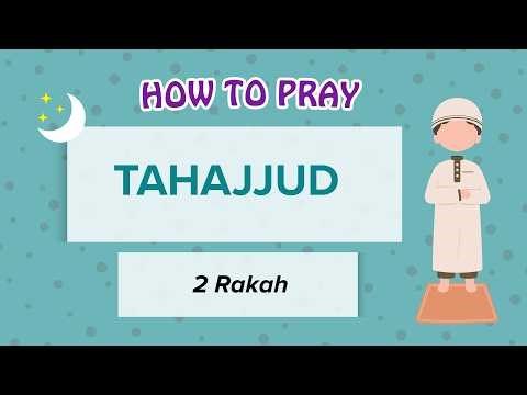 Learn How to Pray Tahajjud Salah | Step by Step for Kids | Zillnoorain kids