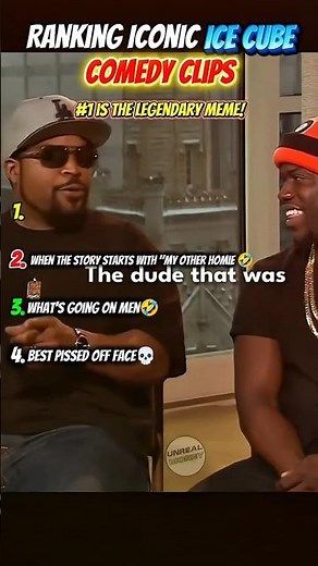 Ranking Iconic Ice Cube Comedy Clips! #1 is the Legendary Meme. #icecube #shorts #viralvideo