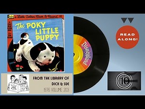 The Poky Little Puppy (1976) | A Little Golden Book and Record 203 | Retro Read-along Records