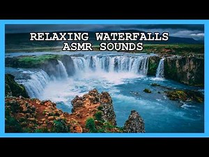 Escape to Nature| ASMR Calming Waterfall Sounds for Relaxation