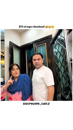 BTS of angry thumbnail 😠🤨🤣 | #sistrology #trending #viral #fatimafaisal