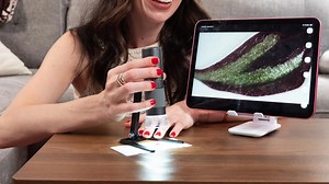 Get up close and personal with life using a digital microscope
