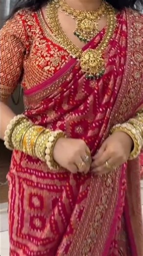 ✨♥️New Trendy Party Wear Saree Design 2025 | ✨ Bridal hairstyle 😍#youtubeshorts #fashion#shorts