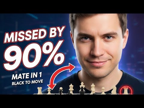 Easy Mate in 1 Chess Puzzle | Learn Checkmate Patterns