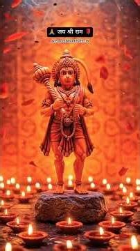 हे दुःख भंजन मारुती नंदन 🙏🌹| Hey Dukh Bhanjan Maruti Nandan | Hanuman Status | #shorts #bajrangbali