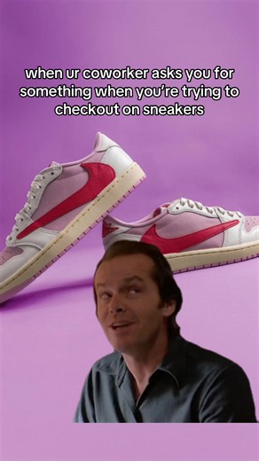 I’m working on something important… let’s circle back later? 😅 #sneakers #travisscott