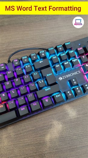 STP Computer Education | Ms Word Text Formatting Shortcut Keys #msword #laptop #computer #pc #viral #reels #shorts | Instagram