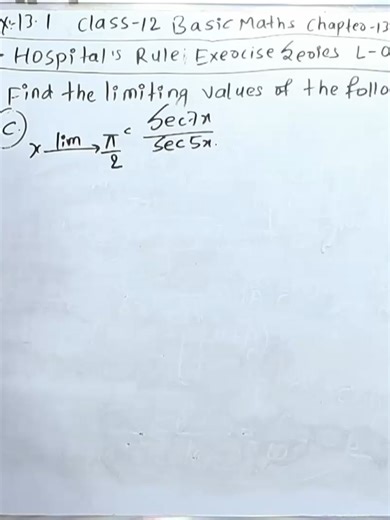 Application of Derivatives: Class 12 Exercise 13.1 Question 2c