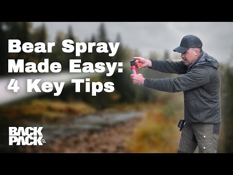 How to properly Use Bear Spray (tips and proper steps)