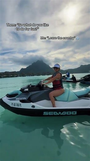 "take my mind to another place".... VROOM VROOM✨🌊 #borabora