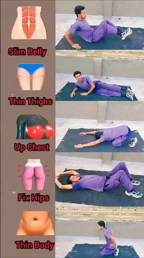 Full Body Workout at Home: No Equipment Muscle Building! 🔥 #Shorts