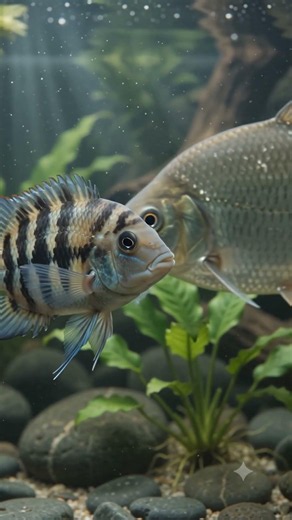 Convict Cichlid Most Aggressive Fish #5 #sorts
