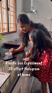 13K views · 1K reactions | 3D hologram video at home using plastic box | Home Vlog | Facebook