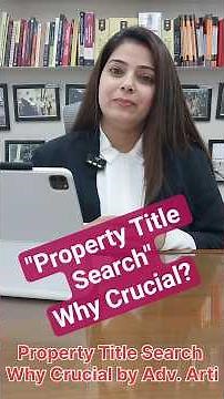 Why Property Title Search is Crucial?