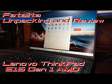 【実況配信】2023-10-03 レノボ ThinkPad E16 Gen 1 AMD を開封・キッティング・レビュー【PC】