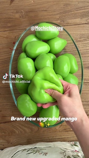 Mochichi mango squishy upgrade — thicker stronger mango ball