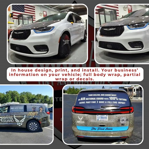 A look at some of our recent vinyl graphics wraps. #Delaware #windowtinting #LLUMAR #wraps | Accurate Tint and Graphics